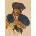 Reproduction of the painting A Notable Afghan Guirichk - Alexandre Iacovleff
