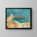 Vista del puerto de Calvi - Alexandre Iacovleff — cuadro enmarcado en la pared