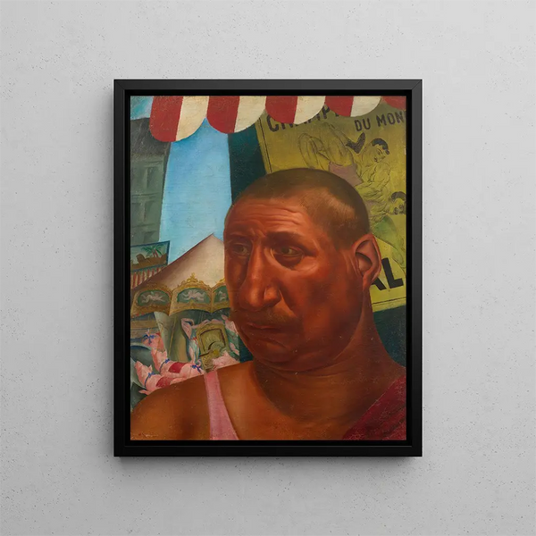 Lutteur - Alexandre Iacovleff — cuadro enmarcado en la pared
