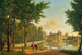 Henri VI y Sully frente al Castillo Real de Fontainebleau - Alexandre Louis Robert Millin du Perreux — vista de la obra