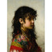 Niña con collar de latón - Alexei Harlamoff — vista de la obra