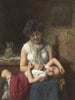 Hija de mal humor - Alexei Harlamoff — vista de la obra