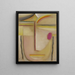 Tête abstraite Or et rose - Alexej von Jawlensky — framed artwork on a wall