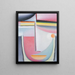Sinfonía abstracta de la cabeza en rosa - Alexej von Jawlensky — cuadro enmarcado en la pared