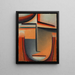 Cabeza abstracta trágica - Alexej von Jawlensky — cuadro enmarcado en la pared