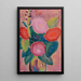 Ramo de flores en un jarrón - Alexej von Jawlensky — cuadro enmarcado en la pared