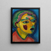 Poet Mystical Head - Alexej von Jawlensky — framed artwork on a wall