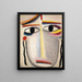 Head of a Woman - Alexej von Jawlensky — framed artwork on a wall