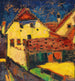 Casas amarillas - Alexej von Jawlensky — vista de la obra