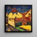 Casas amarillas - Alexej von Jawlensky — cuadro enmarcado en la pared