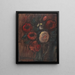 Gran naturaleza muerta Jarra verde con peonías Ramo de rosas oscuras - Alexej von Jawlensky — cuadro enmarcado en la pared