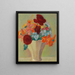 Grande naturaleza muerta ramo luminoso - Alexej von Jawlensky — cuadro enmarcado en la pared
