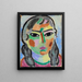 Niña - Alexej von Jawlensky — cuadro enmarcado en la pared
