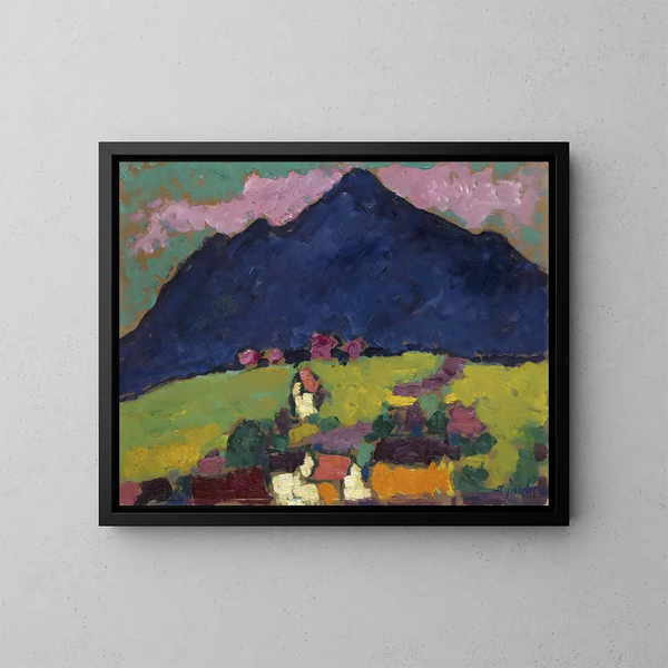 Murnau - Alexej von Jawlensky — cuadro enmarcado en la pared