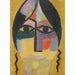 Reproduction of the painting Tête mystique aile de corbeau IV - Alexej von Jawlensky