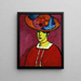 Schokko con sombrero de ala ancha - Alexej von Jawlensky — cuadro enmarcado en la pared