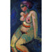 Reproducción del cuadro Nu femenino sentado - Alexej von Jawlensky