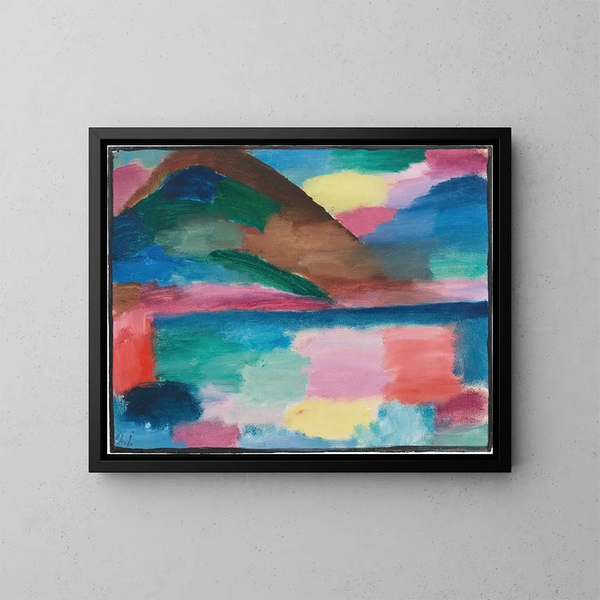Día de verano en Ascona - Alexej von Jawlensky — cuadro enmarcado en la pared