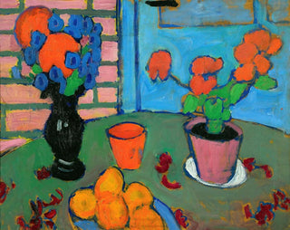 Alexej von Jawlensky - StillLife With Flowers And Oranges.webp