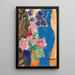 Reproducción del cuadro naturaleza muerta con flores y figura en semi-perfil - Alexej von Jawlensky