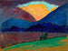 Atardecer de verano en Murnau - Alexej von Jawlensky — vista de la obra