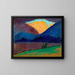 Atardecer de verano en Murnau - Alexej von Jawlensky — cuadro enmarcado en la pared