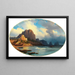 a scene in Capri - Alexey Petrovich Bogolyubov — framed artwork on a wall