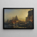 La veille de la célébration Santa Maria della Salute, Venise - Alexey Petrovich Bogolyubov — framed artwork on a wall