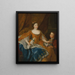 Augusta Marie Jeanne de Baden-Baden duchess of Orléans - Alexis Simon Belle — framed artwork on a wall