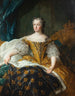 Retrato de Marie Leszczynska, Reina de Francia - Alexis Simon Belle — vista de la obra