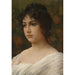 Retrato de una joven - Alfonso Savini — vista de la obra