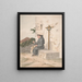 Frère franciscain - Alfred Diston — cuadro enmarcado en la pared