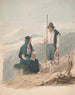 Hombre y mujer de Chasna Tenerife - Alfred Diston — vista de la obra