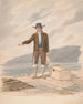 Hombre de pie en la orilla - Alfred Diston — vista de la obra