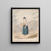 campesino con bastón La Palma - Alfred Diston — cuadro enmarcado en la pared