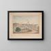 Vista desde el puerto de Martiánez, Orotava, Tenerife - Alfred Diston — cuadro enmarcado en la pared