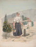 Woman of El Miradero Tenerife - Alfred Diston — artwork view