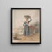 Woman of Victoria Tenerife - Alfred Diston — framed artwork on a wall