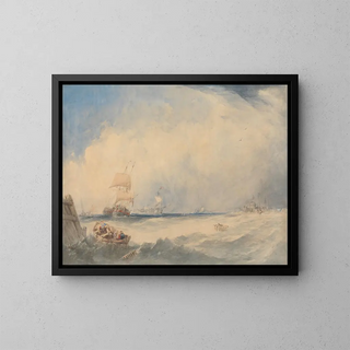 Alfred Gomersal Vickers - Shipping Scene in the Harbor of Dunkerque.webp