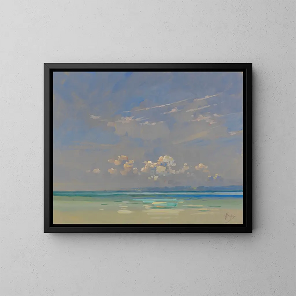 Chiemsee - Alfred Haushofer — cuadro enmarcado en la pared