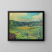 Paisaje del Rin - Alfred Helberger — cuadro enmarcado en la pared
