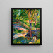 Landscape with Fence - Alfred Henry Maurer — framed artwork on a wall