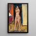 Nu - Alfred Henry Maurer — cuadro enmarcado en la pared
