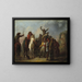 Scene of Election in Catonsville, Baltimore County - Alfred Jacob Miller — framed artwork on a wall