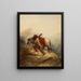 The Scalp-Lock - Alfred Jacob Miller — framed artwork on a wall