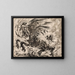 Pegasus - Alfred Ost — framed artwork on a wall