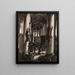 la iglesia de San Jacobo en Amberes - Alfred Ost — cuadro enmarcado en la pared