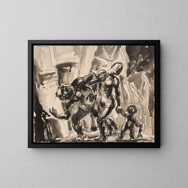 The Ivre - Alfred Ost — framed artwork on a wall