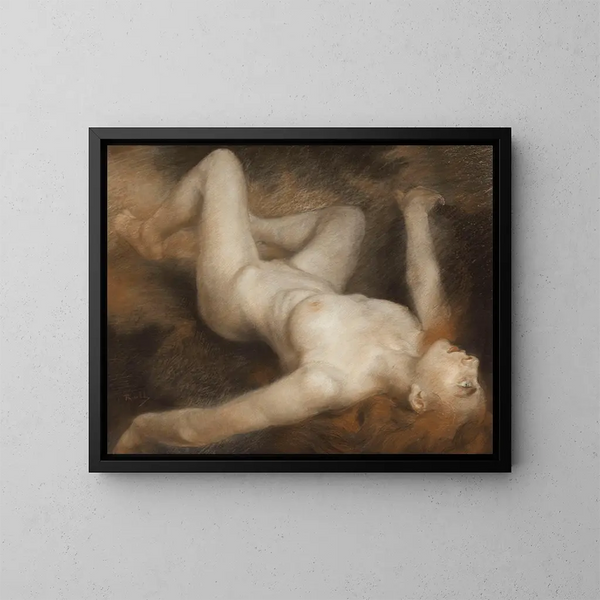 Demoníaco - Alfred Philippe Roll — cuadro enmarcado en la pared