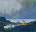 Tormenta sobre el Bernina - Alfred Poell — vista de la obra